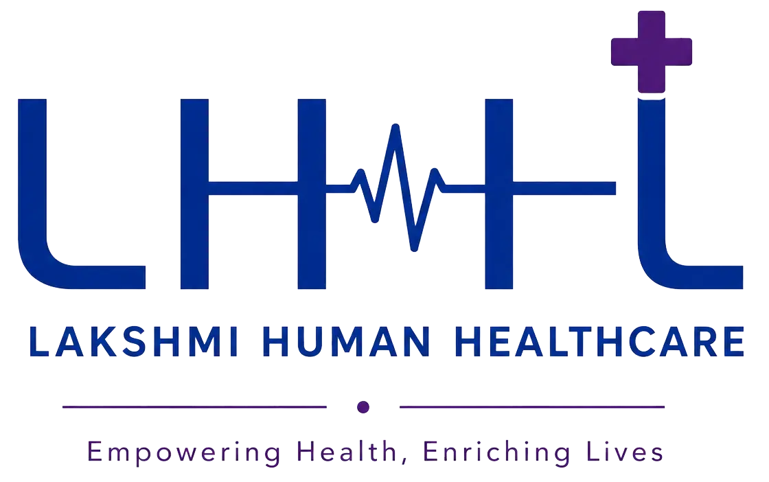 LHH Logo Lakshmi Human Healthcare Logo